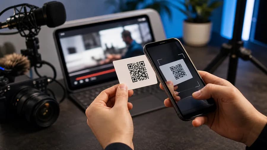 QR-код для видео: как сделать ссылку на ролик в 2026