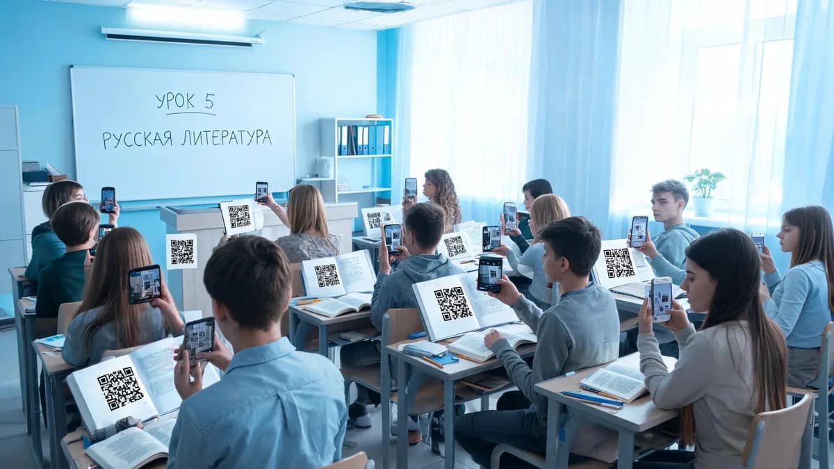 QR-код для школы: ФГИС Моя школа, учебники, дневник, ДЗ