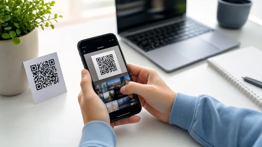 Как отсканировать QR-код по фото онлайн бесплатно