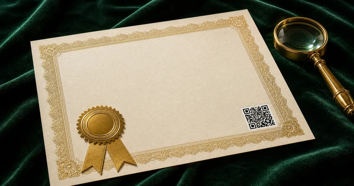 QR-код на сертификат: подарочный, об обучении и проверка подлинности