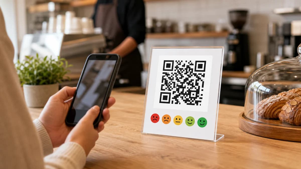Оценка качества обслуживания по QR: NPS, CSAT и кнопка качества